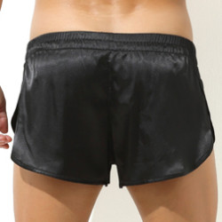 MenSexyWear Short avec Jock Slit Noir